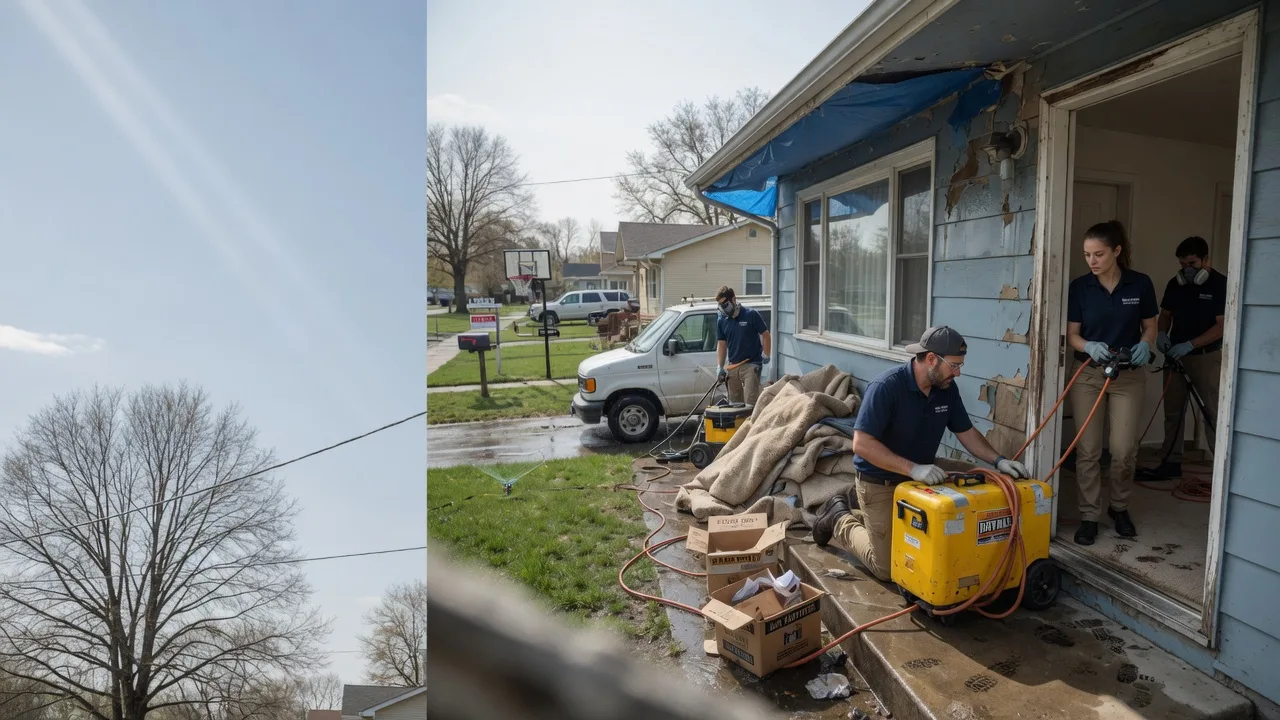 Basement Flood Cleanup in Martin, ND near me